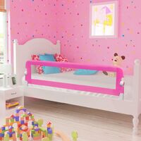 Toddler Safety Bed Rail 150 x 42 cm Pink