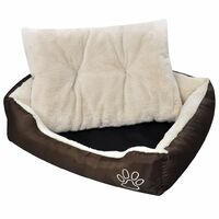 Dog Bed Brown and Beige XXL