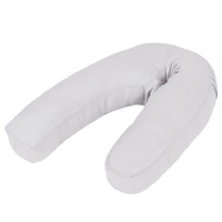Pregnancy Pillow J-Shaped 54x(36-43) cm Grey