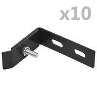 Wall Corner Connector 10 Sets Anthracite