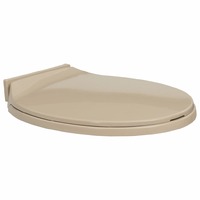 Soft-Close Toilet Seat Beige Oval