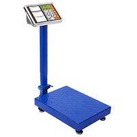 SOGA 150kg Electronic Digital Platform Scale Computing Shop Postal Scale Blue