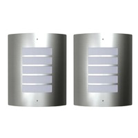 2 Stainless Steel Waterproof Wall Lights 60W