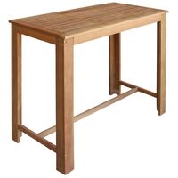Bar Table 120x60x105 cm Solid Acacia Wood