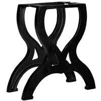 Coffee Table Legs 2 pcs X-Frame Cast Iron