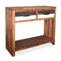 Console Table Solid Acacia Wood 86x30x75 cm
