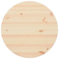 Table Top Natural Pinewood Round 25 mm 60 cm