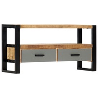TV Cabinet 100x30x50 cm Solid Mango Wood