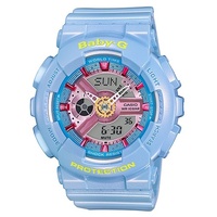 Casio Baby-G Analogue/Digital Blue Female Watch BA110CA-2A.