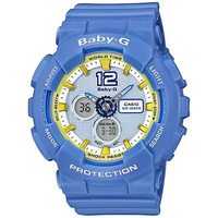 Casio Baby-G Analogue/Digital Blue Female Watch BA-120-2BDR