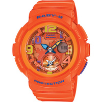 Casio Baby-G Analogue/Digital Female Orange Watch BGA190-4B