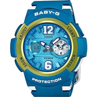 Casio Baby-G Analogue/Digital Blue Female Watch BGA-210-2BDR