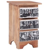 Bedside Cabinet 30x30x51 cm Solid Reclaimed Wood