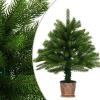 Artificial Christmas Tree Lifelike Needles 65 cm Green