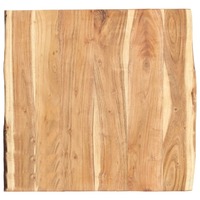 Table Top Solid Acacia Wood 60x(50-60)x3.8 cm