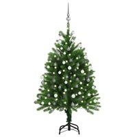 Artificial Christmas Tree with LEDs&Ball Set 120 cm Green