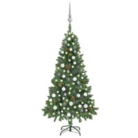 Artificial Christmas Tree with LEDs&Ball Set Pine Cones 150 cm