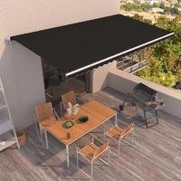 Automatic Retractable Awning 600x300 cm Anthracite