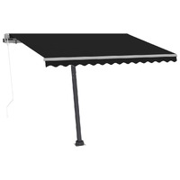 Automatic Awning with LED&Wind Sensor 300x250 cm Anthracite