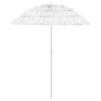 Beach Umbrella White 180 cm