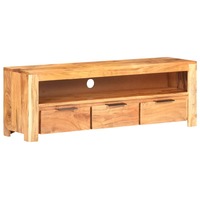 TV Cabinet 119x30x41 cm Solid Acacia Wood