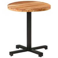 Bistro Table Round Ø70x75 cm Solid Acacia Wood
