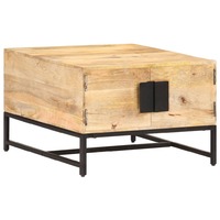 Coffee Table 67x67x45 cm Solid Mango Wood