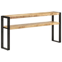Console Table 150x30x75 cm Rough Mango Wood