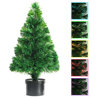 Artificial Christmas Tree Dark Green 64 cm Fibreglass