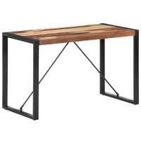 Dining Table 120x60x75 cm Solid Wood with Sheesham Finish