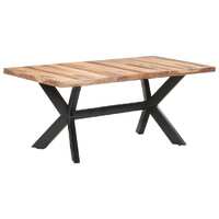 Dining Table 180x90x75 cm Solid Wood with Sheesham Finish