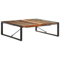 Coffee Table 120x120x40 cm Solid Reclaimed Wood
