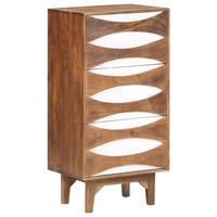 Chest of Drawers 44x35x90 cm Solid Acacia Wood