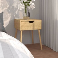 Bedside Cabinet Sonoma Oak 40x40x56 cm Chipboard