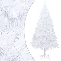 Artificial Christmas Tree with Thick Branches White 120 cm PVC