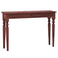 Console Table Classical Brown 110x30x75 cm Solid Mahogany Wood