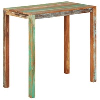Bar Table 112x60x108 cm Solid Reclaimed Wood
