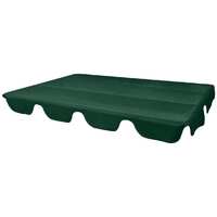 Replacement Canopy for Garden Swing Green 226x186 cm