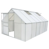 Greenhouse Polycarbonate and Aluminium 430x250x195 cm