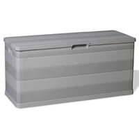 Garden Storage Box Grey 117x45x56 cm