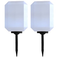 Outdoor Solar Lamps 2 pcs LED 30 cm White