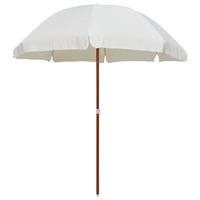 Parasol with Steel Pole 240 cm Sand