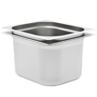 Gastronorm Containers 2 pcs GN 1/2 200 mm Stainless Steel