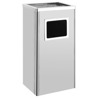 Ashtray Dustbin Hotel 45 L Stainless Steel
