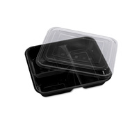 50 Microwave Safe Plastic Container Lunch Box 1000ml