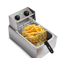 Electric Deep Fryer - 10l Frying Basket With Timer