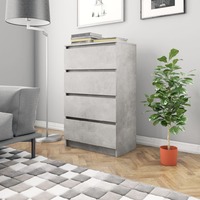 Sideboard Concrete Grey 60x35x98.5 cm Chipboard