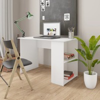 Desk White 110x60x73 cm Chipboard
