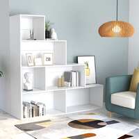 Book Cabinet/Room Divider White 155x24x160 cm Chipboard