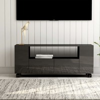 TV Cabinet High Gloss Grey 120x35x43 cm Chipboard